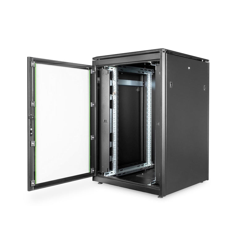 DIGITUS - Netzwerk-/Serverschrank Netzwerkschrank Unique DN-19 22U-8/8-B-1 22HE,AL 9005