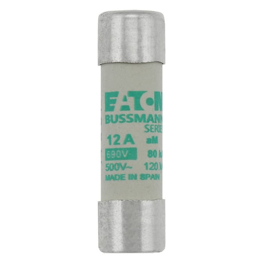 Eaton - Zylindrische Sicherung Sicherungseinsatz Nieders. CYLINDRICA#C14M12 12A AC 690V 80kA − 10 Stück