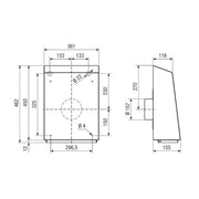Maico - Ventilator für Rohreinbau Außenwand-Radialventilator AWV 16/2 EC 911 m3/h