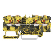 WAGO - Durchgangs-Reihenklemme 4-Leiter-Durchgangsklemme 2204-1401/000-053 Drücker,4mm²,dgr-ge − 50 Stück