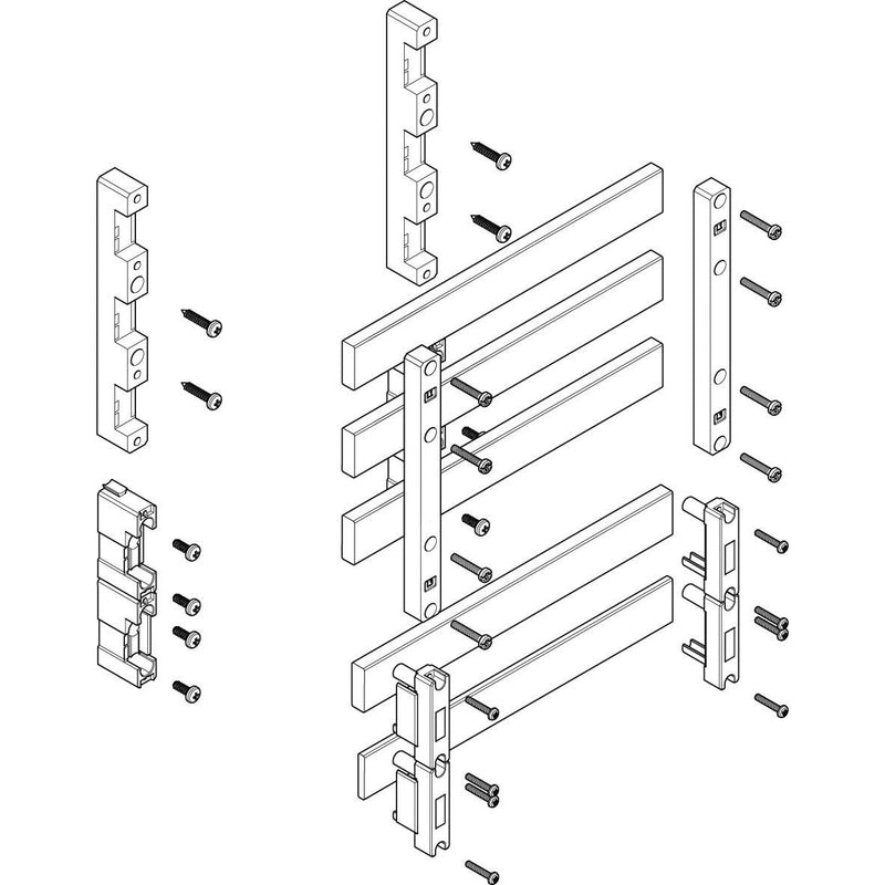 ABN - Verteilerfeld für Installationsverteiler Sammelschienen-Modul MTSC13765 tief 1FB/3RE