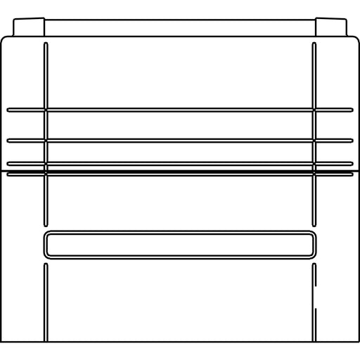 Elsta Mosdorfer - Sockel/Sockelelement (Schaltschrank) Sockelverlängerung SV4 10050727 500/470 RAL 7035