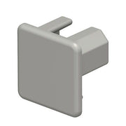 OBO Bettermann - Endstück für Leitungsführungskanal Endstück WDK HE20020GR 20x20mm, PVC, sgr − 10 Stück