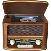 Soundmaster - Radio DAB+/UKW Nostalgieradio NR961 Holzfurnier Retro,CD,USB,BT − 2 Stück