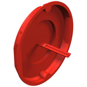 OBO Bettermann - Deckel für Dose/Gehäuse für Montage in der Wand/Decke Signaldeckel UV 70 SD D=70mm rot − 25 Stück