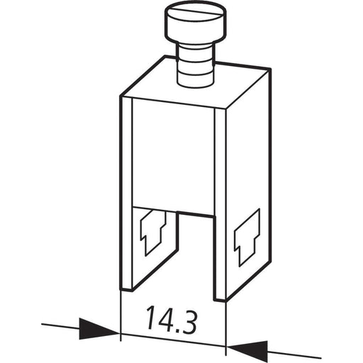 Eaton - Sammelschienenklemme Hauptstromklemme AK35 max.35qmm − 50 Stück