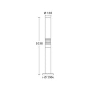 Steinel - Wegeleuchte Sensor-LED-Außenleuchte GL 60 S 3000K