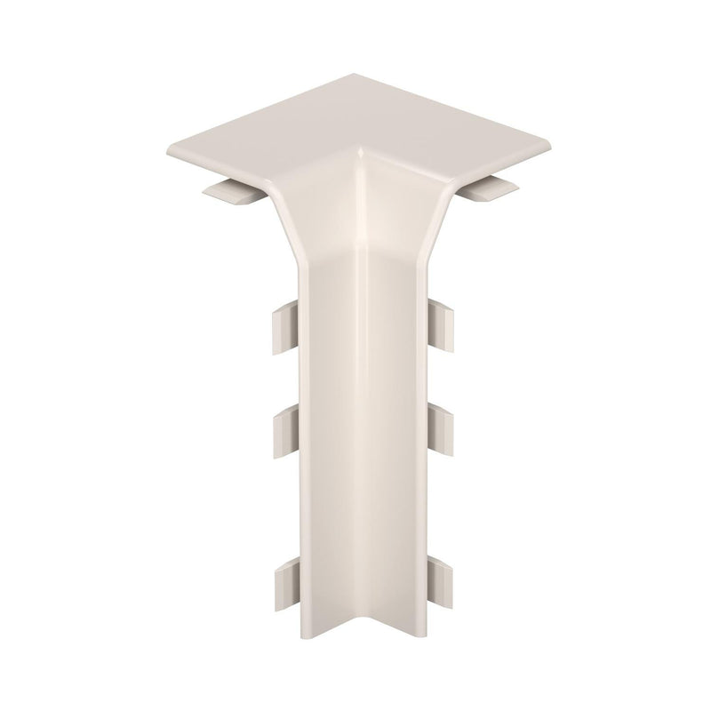 Rehau - Inneneck für Sockelleistenkanal RAUDUO Inneneck RD IE40105 cws 40/105 RAL9001 − 10 Stück