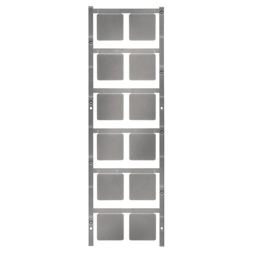 Weidmüller - Kennzeichnungsmaterial Gerätemarkierer SM 27/27 Neutral SI − 60 Stück