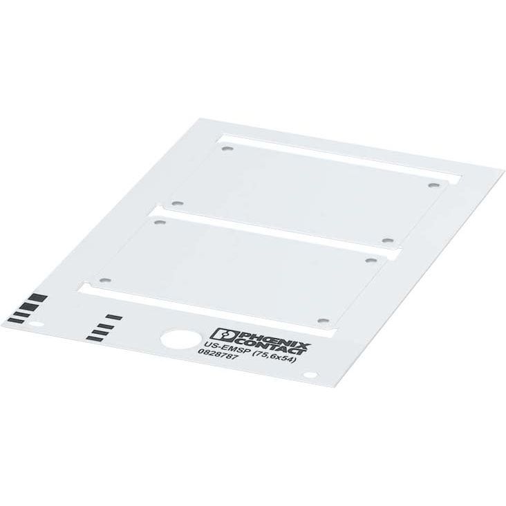 Phoenix Contact - Kennzeichnungsmaterial Gerätemarker US-EMSP (75,6X54) SR  − 10 Stück