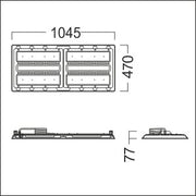 Zumtobel Group - Hallen - Reflektorleuchte LED - Hallenleuchte CR2 L20k #42942643 840, ws