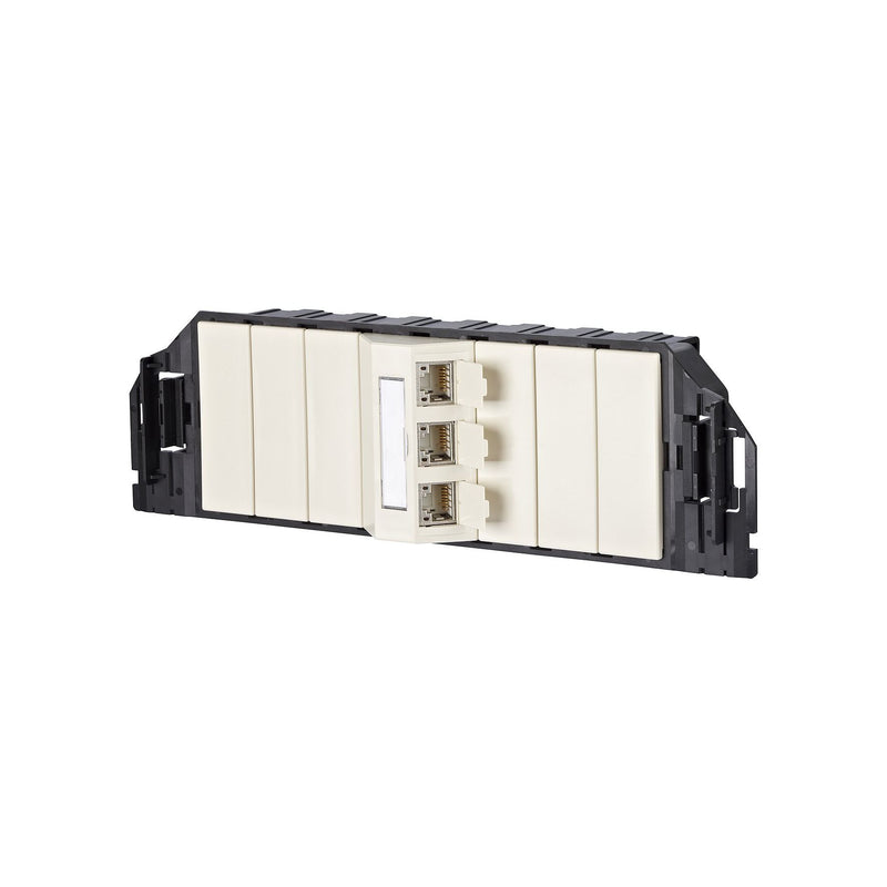 Metz Connect - Kommunikationsanschlussdose Kupfer Unterflurdose C6Amodul 130B11S30301-E 3Port 180 GB3,pws