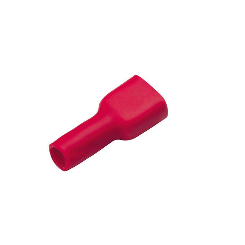 Cimco Werkzeuge - Rund-/Flachsteckverbindung Flachsteckhülsen 180241 2,8 x 0,5mm, rot − 100 Stück