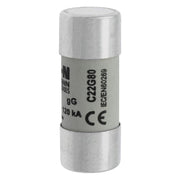 Eaton - Zylindrische Sicherung Sicherungseinsatz Nieders. CYLINDRICA#C22G80 80A AC 500V 120kA − 10 Stück