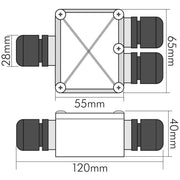 Nobile - Installationskleinverteiler Verteilerbox 3-fach IP67 7610061200