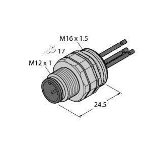 Turck - Zubehör/Ersatzteile für Positionsschalter Flanschstecker EC-FSD8-0,5/16