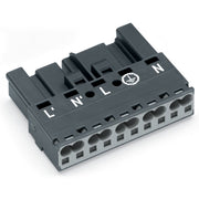 WAGO - Steckverbinder für steckbare Gebäudeinstallation Stecker 5-polig 770-1175 Kod. L,dunkelgrau − 50 Stück