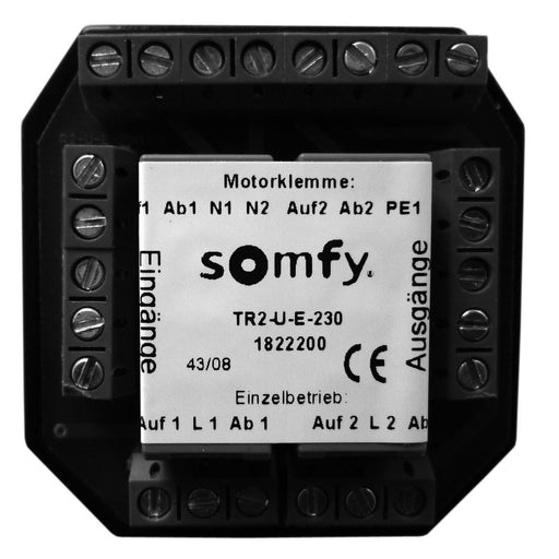 Somfy - Trennrelais Jalousie Trennrelais TR2-U-E-230 UP f. zwei Antriebe − 1 Stück