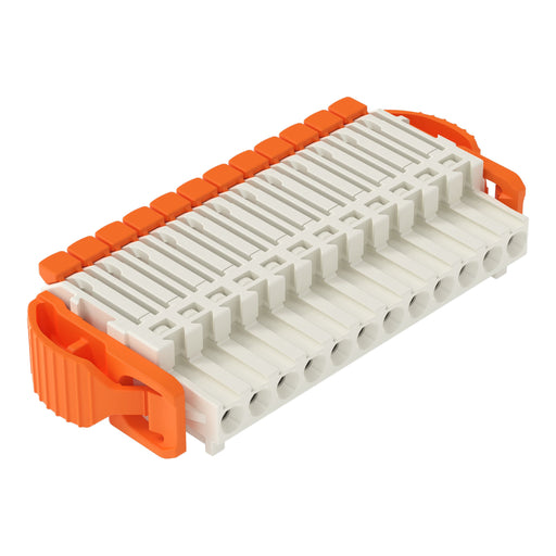 WAGO - Kabelsteckverbinder für Leiterplattensteckverbinder 1-Leiter-Federleiste,Hebel 2734-1112/038-000 PushinCAGECLAMP,lgr − 25 Stück