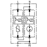 DEHN - Überspannungsableiter für Energietechnik/Stromversorgung Überspannungsableiter TYP2 DG M TT 2P 320 f. TT u. TN Systeme
