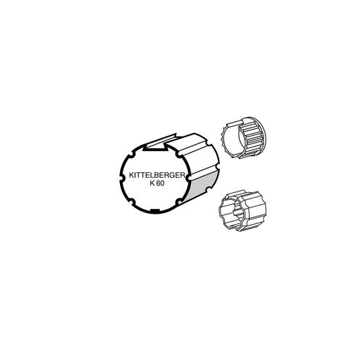 Somfy - Zubehör/Ersatzteile für Tor-/Rollladenantriebe Adapter 9703897 LT 50 K 60 − 1 Stück