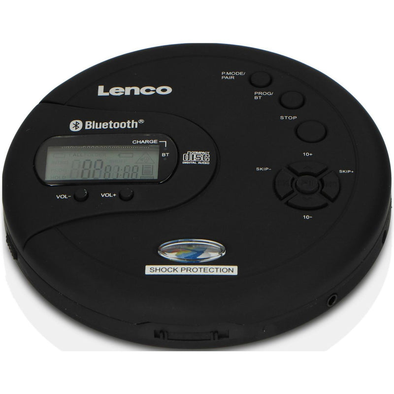 LENCO - CD-Player portable CD/MP3-Player CD-300 Black portable,Ladef