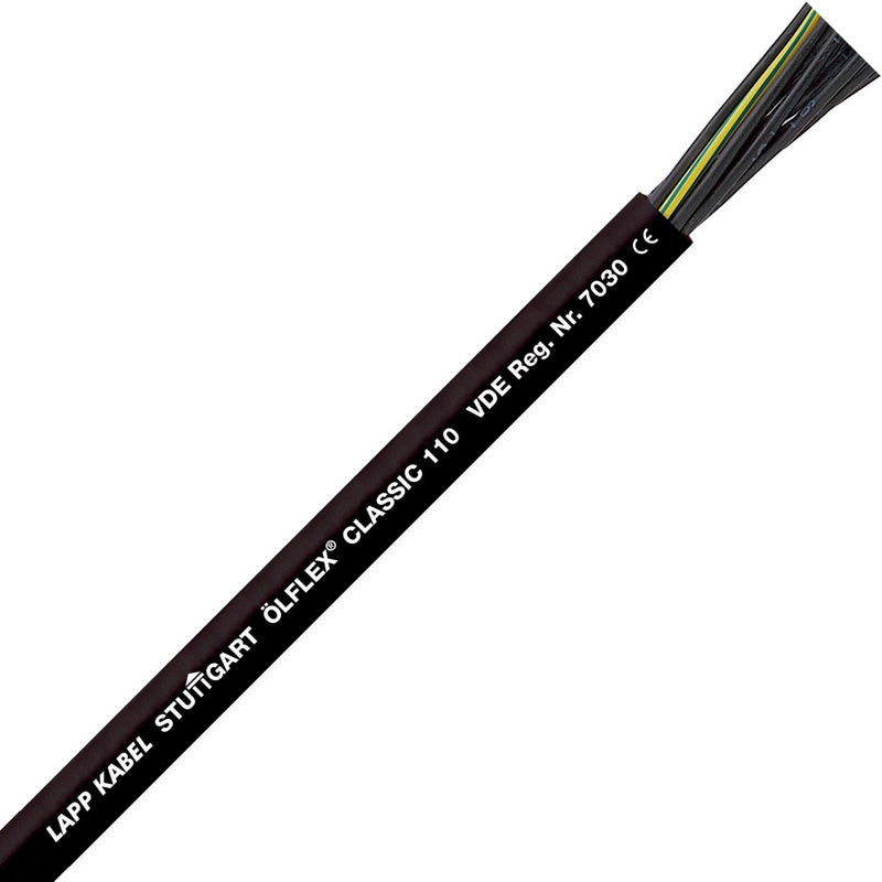Lapp Kabel&Leitung - Energiekabel < 1 kV, für ortsveränderlichen Einsatz ÖLFLEX CLASSIC 110 1119887/1000 5G2,5 BK − 1000 Meter