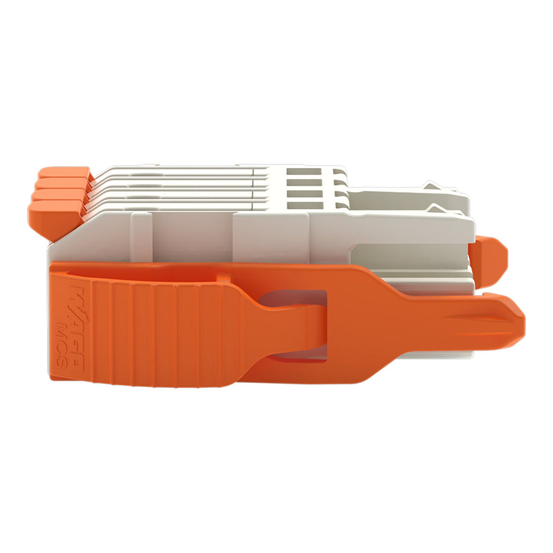 WAGO - Kabelsteckverbinder für Leiterplattensteckverbinder Federleiste 1-Leiter Hebel 2721-1104/037-000 Push-in Cage Clamp − 50 Stück