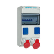 Walther Werke - CEE-Steckdosen-Kombination (IEC 60309) Steckdosenkombination 6983012A 2x32A 1x16 2xSchutz