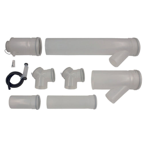 Vaillant - Einwandiges Abgasformstück 2 Anschlüsse Basis-Anschluss-Set 0020151157 2er Kask.200/25
