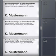 Siedle&Söhne - Funktionsmodul für Türkommunikation Bus-Tasten-Modul BTM 650-03 AG anthrazitgrau − 1 Stück