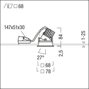Zumtobel Group - Downlight/Strahler/Flutlicht LED - Downlight PANOS INF #60816930 4000K