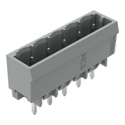 WAGO - Leiterplattensteckverbinder THT-Stiftleiste Lötstift 231-135/001-000 1,0x1,0,gerade,grau − 200 Stück
