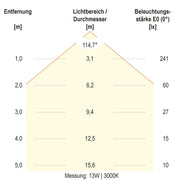 EVN Lichttechnik - Decken-/Wandleuchte LED-Wandleuchte WE30181525 IP65