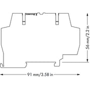 WAGO - Schaltrelais Relaisklemme 859-368 230VAC 1U