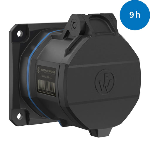 Walther Werke - CEE-Anbausteckdose (IEC 60309) CEE NEO Anbaudose gerade FW431409CC 32A 4P 9h IP54