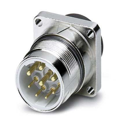 Phoenix Contact - Rundsteckverbinder, feldkonfektionierbar (Industriesteckverbinder) Gerätesteckverbinder SF-5EP1N8AWK00 Vorderwand − 12 Stück