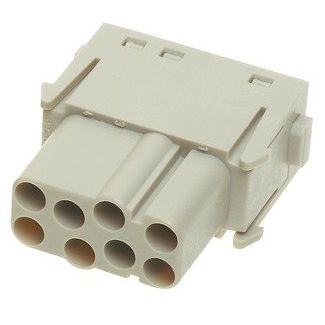 Harting - Kontakteinsatz für Rechtecksteckverbinder Einzelmodul Han EE 09140083101XL Crimpanschluss − 200 Stück