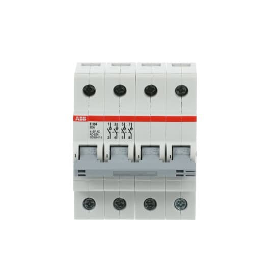 ABB Stotz S&J - Schalter für Reiheneinbau Trennschalter E204/80G Schaltgriff grau
