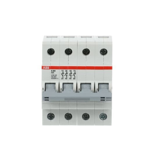 ABB Stotz S&J - Schalter für Reiheneinbau Trennschalter E204/80G Schaltgriff grau