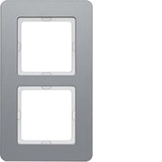 Berker - Abdeckrahmen Rahmen 2f. alu/gestrahlt 10126074