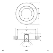 EVN Lichttechnik - Downlight/Strahler/Flutlicht NV EB-Leuchte alu 608 014 50W