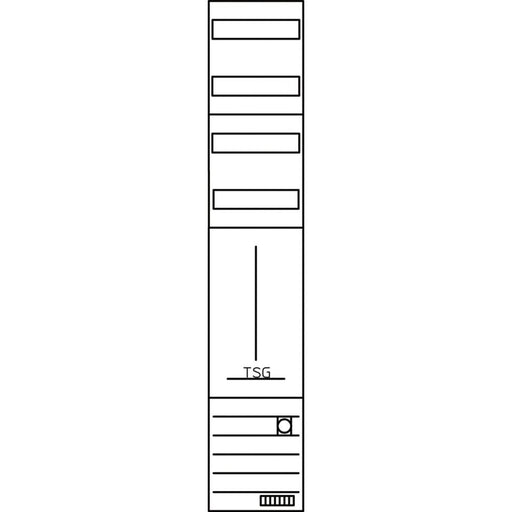 Eaton - Zähler-Komplettschrank Zählerfeld ZSD-O19A0572