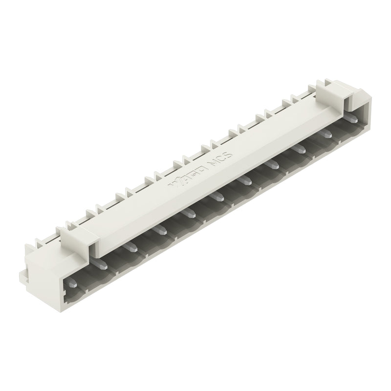 WAGO - Leiterplattensteckverbinder THT-Stiftleiste Lötstift 721-871/001-000 1,2x1,2,abgew.,lgr − 50 Stück