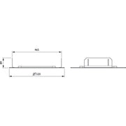 Philips Lighting - Mechanisches Zubehör/Ersatzteile für Leuchten Deckeneinbaurahmen ZBP333CFRML470W470WH