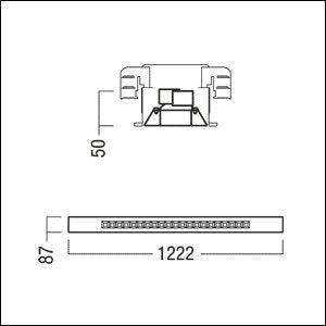 Zumtobel Group - Decken - /Wandleuchte Refurbishment Kit LE FE 1/54 #42189982 840