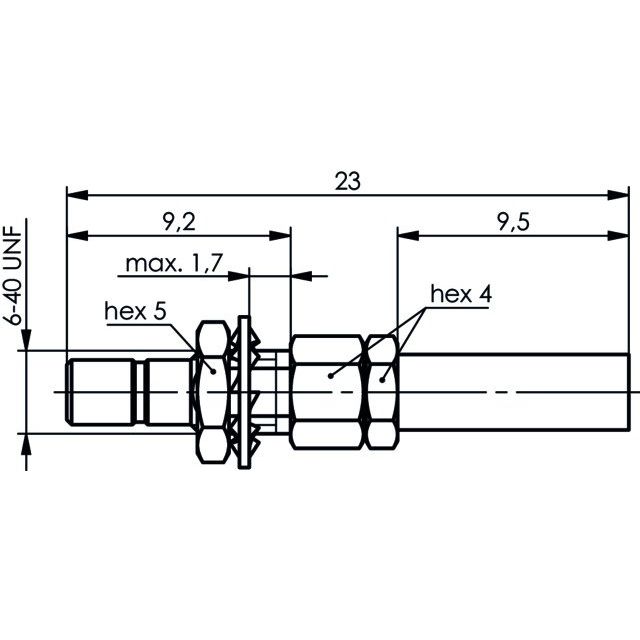 Telegärtner - Koax-Steckverbinder SSMB-Kabeleinbaustecker 100024919 G 3 (RG178B/U)A03 − 5 Stück