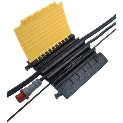 Jäger Fischer - Aufboden-Leitungsführungskanal Kabelbrücke KABHD.5 H=750x700x90mm − 1 Stück by Jäger Fischer
