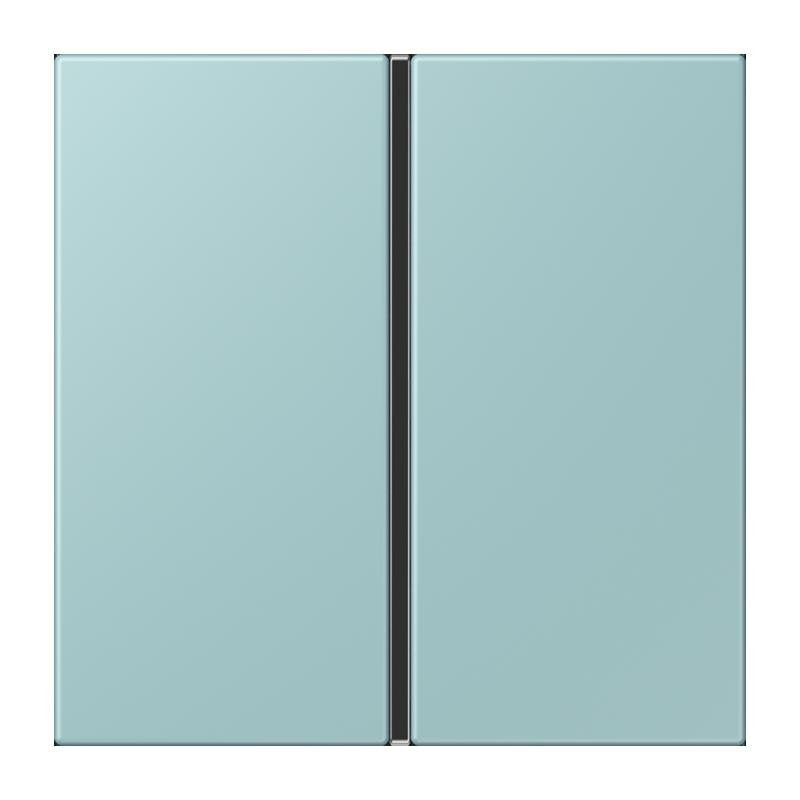 Jung - Abdeckung/Bedienelement für Installationsschalterprogramme Tastensatz 1fach LC 401 TSA 214 ceruleen clair