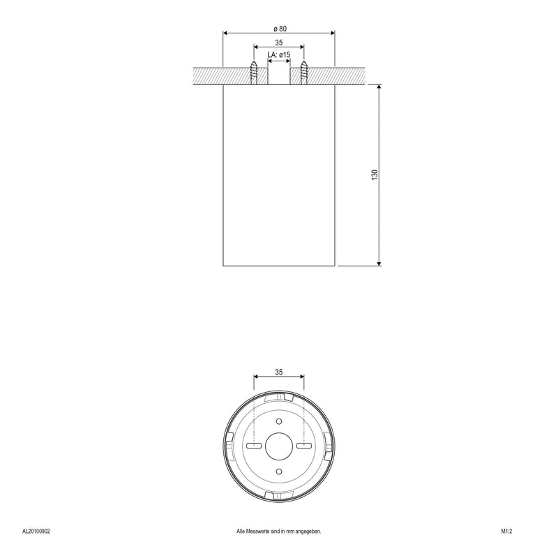 EVN Lichttechnik - Downlight/Strahler/Flutlicht LED-Anbauleuchte AL20100902